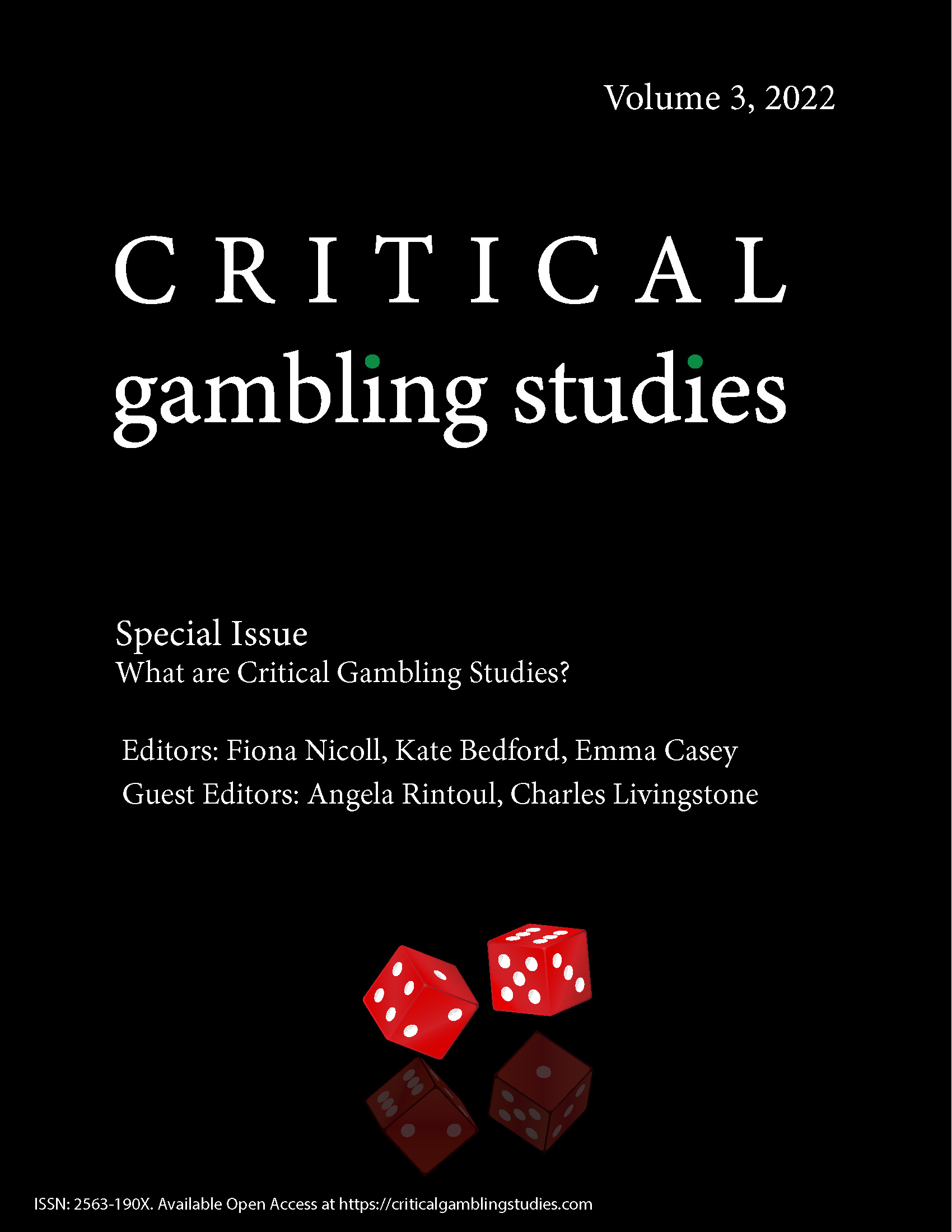 					View Vol. 3 No. 1 (2022): What Are Critical Gambling Studies? 
				